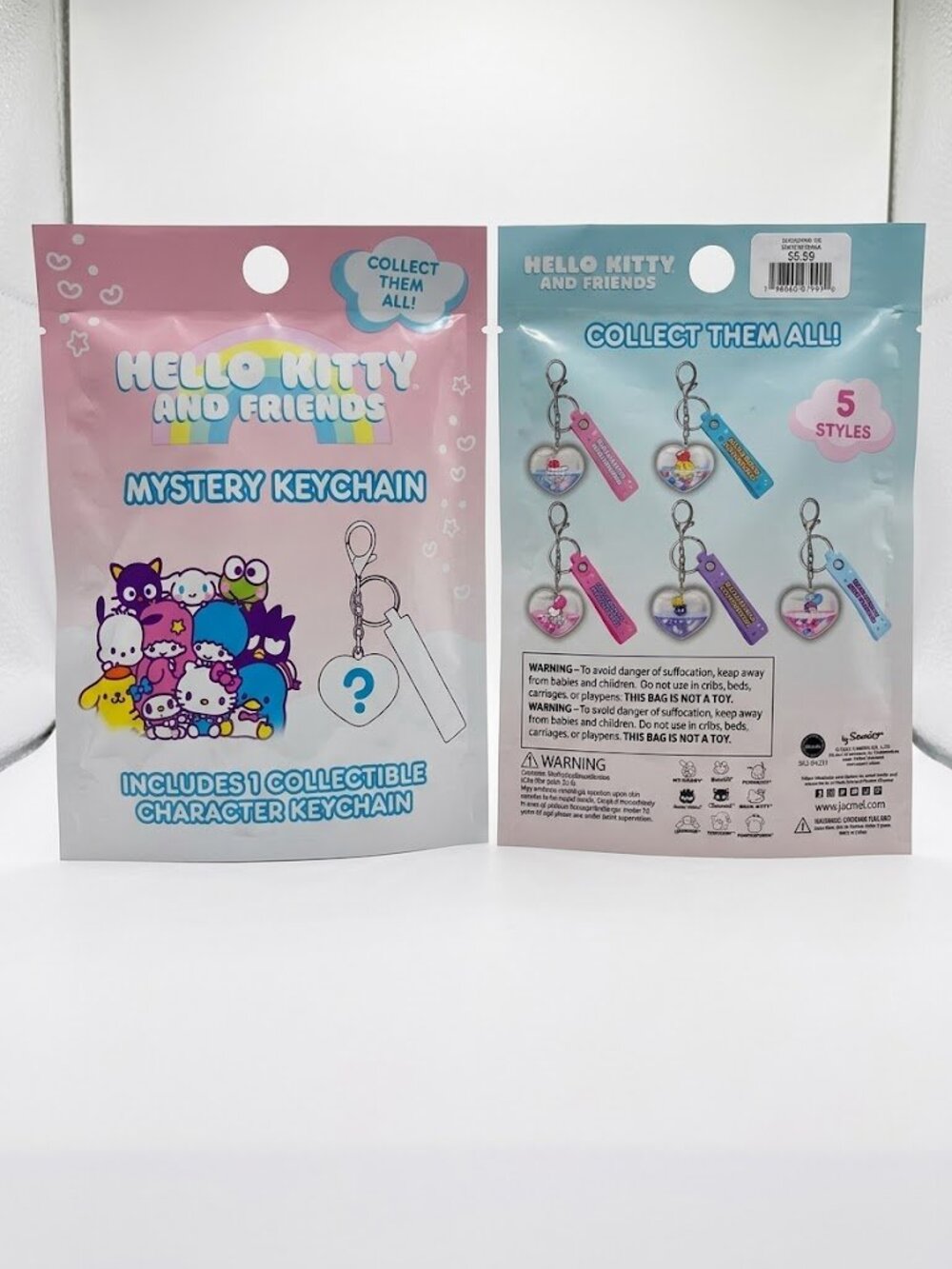 Hello Kitty and Friends Mystery Keychain Blind Bag - 1 Collectible Character